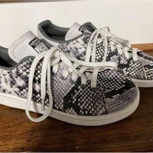adidas | Shoes | Adidas Stan Smith Snakeskin Print Shoes | Poshmark